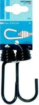 Zdjęcie produktu dla Hak napinający czarny (SB) f. Lina Ø b. 8,0 mm a 2 szt