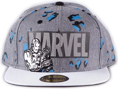 Produktbild von Difuzed - Baseball Cap - Marvel True Power (grau) Cappy Mütze Avengers Ironman