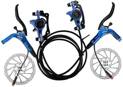 Productafbeelding van Hydraulische Fiets Schijfremset met 160 mm Rotors voor E-Bikes