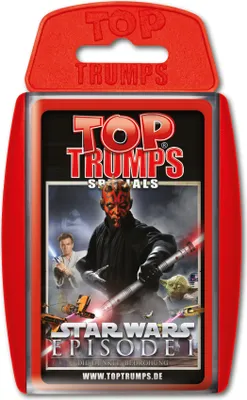 Produktbild von Top Trumps - Star Wars Episode I 1 - Spiel Quartett Quartettspiel Kartenspiel
