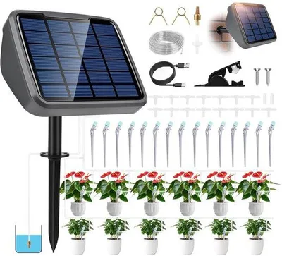 Produktbild von Solare Tropfbewässerung für Garten und Balkon 15m Schlauch