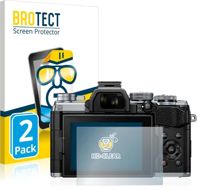 Produktbild von 2x Für Olympus OM-D E-M5 Mark III Schutzfolie BROTECT Displayschutz Display Schutz Folie Klar Transparent