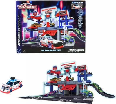 Zdjęcie produktu dla Garaż samochodowy MAJORETTE Japan Series Tuningowy