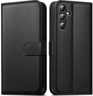 Produktbild von Samsung Galaxy A54 Handyhülle Wallet Premium Leder Schwarz