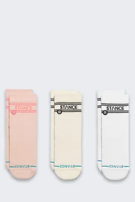 Zdjęcie produktu dla Skarpety Stance Basic Quarter 3 pary Pink
