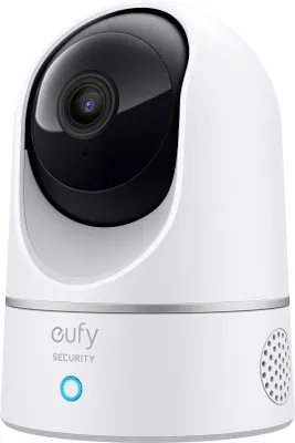 Produktbild von Eufy E220, IP-Sicherheitskamera, Drinnen, Amazon Alexa & Google Assistant, 2400 MHz, Tisch/Bank, Weiß