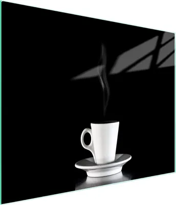 Image de Planche à découper en verre 52x30 café