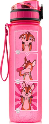 Produktbild von Lyseren Kindertrinkflasche 600 ml Trinkskala auslaufsicher Fruchtfilter