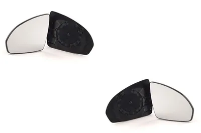 Immagine prodotto di Johns, vetro dello specchietto retrovisore esterno adatto a Smart Fortwo 451 01/2007- Set Sinistra Re 4518100516 A4518100516 4518100616 A4518100616