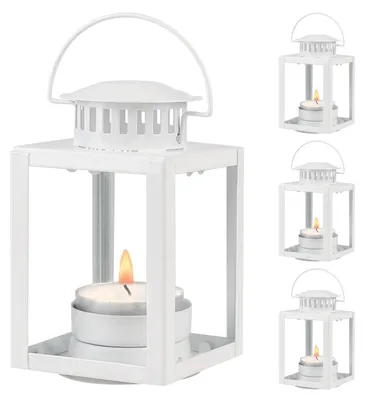 Immagine prodotto di Set di 4 lanterne vintage per candele