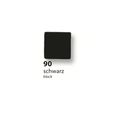 Produktbild von folia 59290 Mosaiksteine, 10x10mm, Kunstharz, glänzend, schwarz, schwarz, 190-teilig (1 Set)