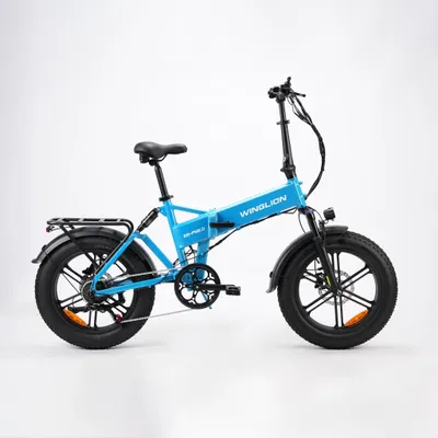 Imagen del producto de EB-FF2.0: Bicicleta eléctrica plegable, 250W, 48V 15Ah, autonomía de hasta 100 km, color: azul