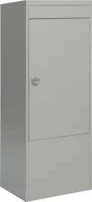 Produktbild von MEFA Paketbriefkasten Mana (482) Paketbriefkasten Weissaluminium, semimatt RAL 9006 Paketschloß