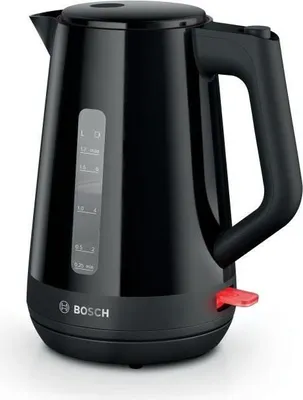 Image de Bouilloire Bosch MyMoment TWK1M123, 1.7L, 2400W, Noire, Base 360°, Filtre Anti-Calcaire