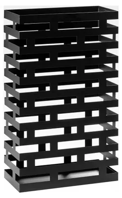 Produktbild von Schirmständer aus Metall, Flurorganizer, pulverbeschichtet, schwarz