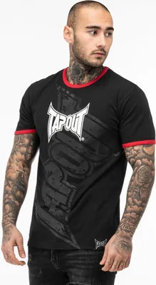 Produktbild von Herren T-Shirt normale Passform TRASHED Black/Red/White L Tapout
