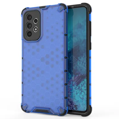 Produktbild von Honeycomb Armored Case mit Gelrahmen Samsung Galaxy A73 Blau