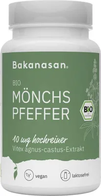 Zdjęcie produktu dla Bakanasan Organiczny Pieprz Mnicha Kapsułki 60 kapsułek
