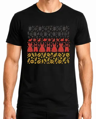 Immagine prodotto di , Baviera, abito tradizionale da donna (Dirndl), pantaloni in pelle, camicia tradizionale, abbigliamento da uomo per l' , maglietta, nero, taglia XL