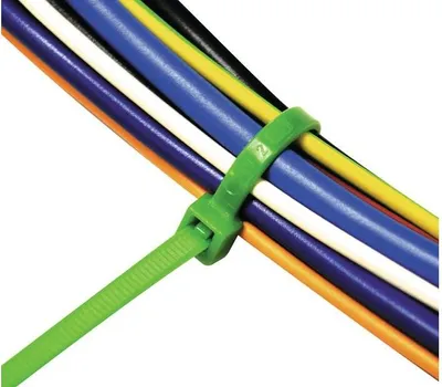 Produktbild von Sapi Selco Kabelbinder Nylon grün 4,5x280mm 100 Stück