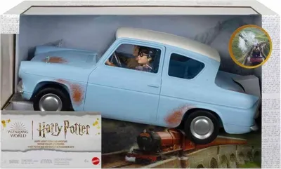Produktbild von Mattel HHX03 - Wizarding World - Harry Potter - Harry Potter und Ron Weasley im fliegenden Auto