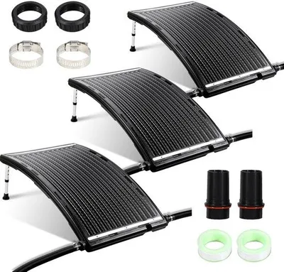 Produktbild von Drei Stück Schwimmbadheizung Solarboiler Solarcollectorschwimmbadheizung Schwimmbad Solarsteuerung