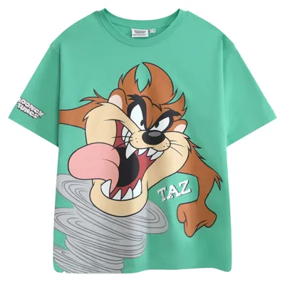 Image de Looney Tunes - T-shirt pour garçon, manches courtes NS9891 (2 à 3 mois) (vert)
