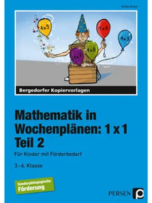 Obrázek produktu pro Mathematik in Wochenplänen: 1 x 1. Teil 2