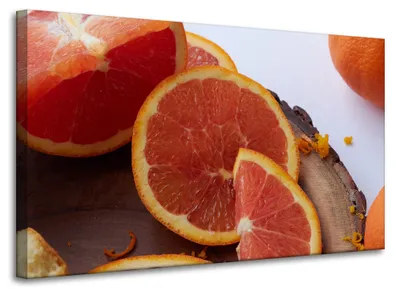 Produktbild von Leinwanddruck Küche Rot Orange 100x60