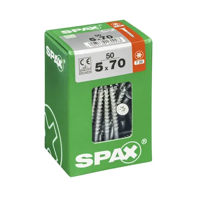 Produktbild von Spax Universalschrauben 5.0 x 70 mm TX 20 - 50 Stk.