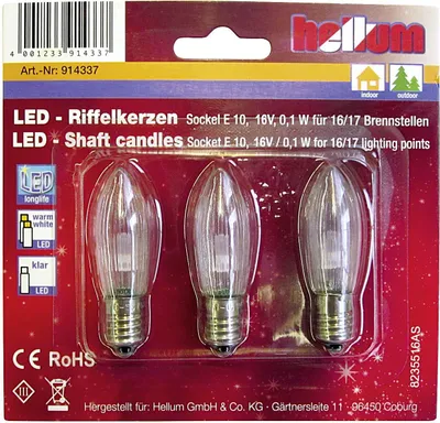 Produktbild von LED-Riffelkerze