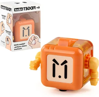 Immagine prodotto di Giocattolo antistress Yeefunjoy a forma di cubo, robot trasformabile con 4 funzioni per alleviare lo stress e il nervosismo, adatto a tutte le età