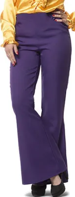 Produktbild von L320026K-34 lila Damen Schlaghose Discohose Hippiehose Gr.34
