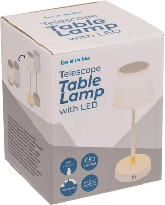 Zdjęcie produktu dla Teleskopowa lampa stołowa LED z możliwością ściemniania