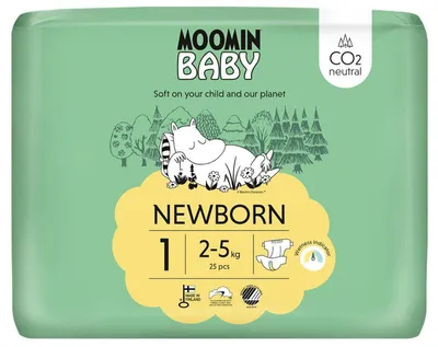 Productafbeelding van Moomin Baby Luiers 1 (25 stuks)