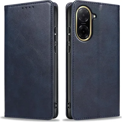 Produktbild von Handyhülle für Xiaomi Redmi A5 Kunstleder Flip Cover Hülle Handytasche Case Kartenfach Farbe: Blau