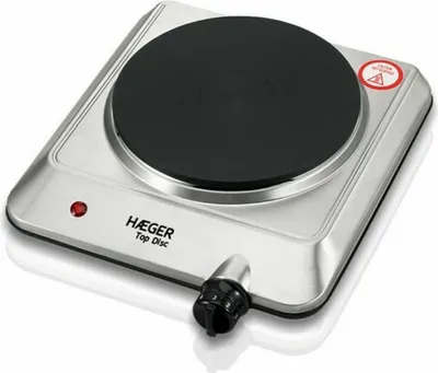 Obrázek produktu pro Elektrická varná deska Haeger Top Disc z nerezové oceli 1 vařič 1500W