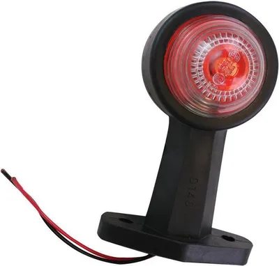 Produktbild von Begrenzungslicht gerade 120 mm rot/weiß