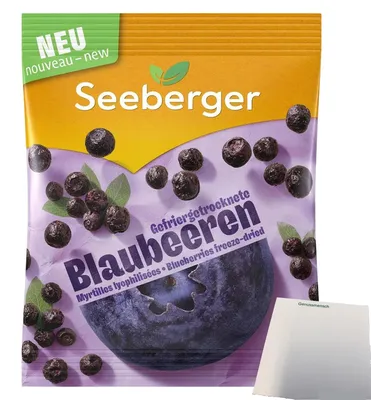 Produktbild von Seeberger Gefriergetrocknete Blaubeeren (15g Beutel) + usy Block
