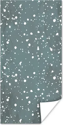 Produktbild von MuchoWow® Poster Polka dots - Grün - Weiß 80x160 cm - Kinderzimmer
