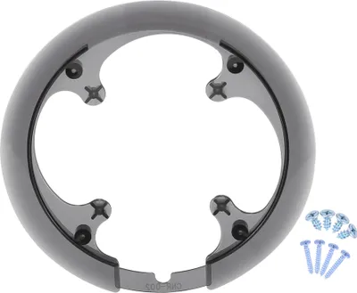 Produktbild von 42 44 Zähne 7,4 cm 9,5–10,5 cm Fahrrad Kurbelgarnitur Kettenradabdeckung Schutz Kettenrad Schutzhülle Schwarz