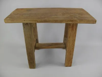 Produktbild von Hocker kleine Bank aus Teak Wurzelholz Teakhocker Teakbank Holzhocker Holzbank Blumenbank Blumenhocker rustkal antik