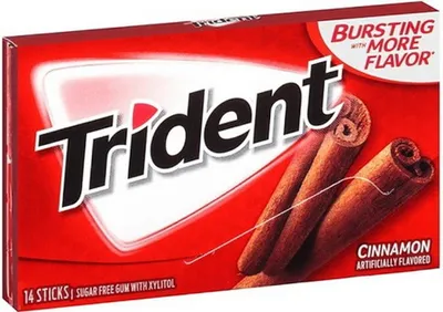 Produktbild von Trident - Cinnamon Zuckerfrei 39g (MHD ABGELAUFEN 27.06.2025)