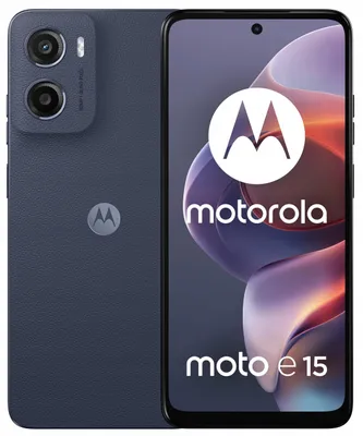 Obrázek produktu pro Motorola moto e15, 16,9 cm (6.67"), 2 GB, 64 GB, 32 MP, Android 14 Go edition, Modrá