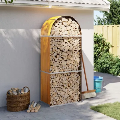 Obrázok produktu pre vidaXL Prístrešok na drevo 80x45x190 cm Pozinkovaná oceľ