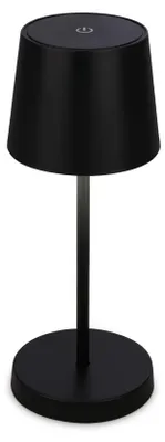 Zdjęcie produktu dla Akumulatorowa lampa stołowa LED USB-C 2,6W IP44 bryzgoszczelna 150lm czarna Briloner