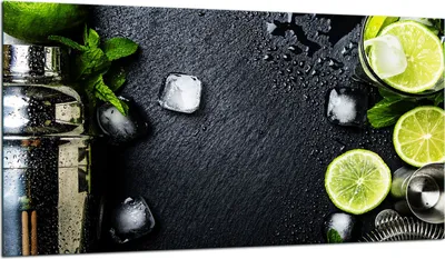 Produktbild von Herdabdeckplatte Glaskeramikkochfeld-Abdeckung Spritzschutz Glas 90x52 Obst