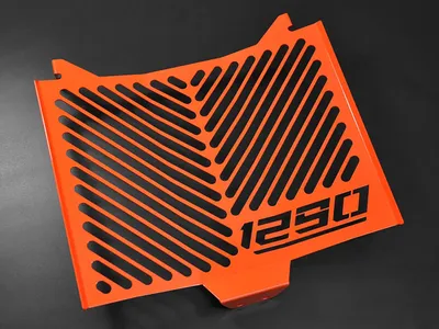 Obrázek produktu pro Kryt chladiče ZIEGER kompatibilní s KTM 1290 Super Duke R Design Logo oranžová