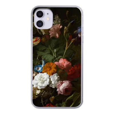 Produktbild von MuchoWow® Handyhülle Schutzhülle Hülle für iPhone 11 Vase mit Blumen - Gemälde von Rachel Ruysch Silikon Softcase Handy Hülle - Handytasche