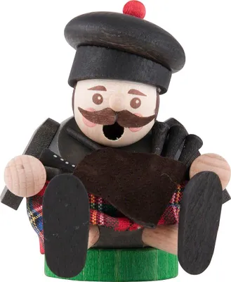 Immagine prodotto di Mini figura di fumatore di incenso Scotsman altezza= 8cm NUOVO